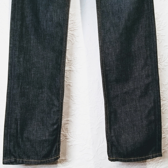 Hudson Sz 25 Dark Wash Carly Flap Pocket Straight Jeans - Picture 13 of 15